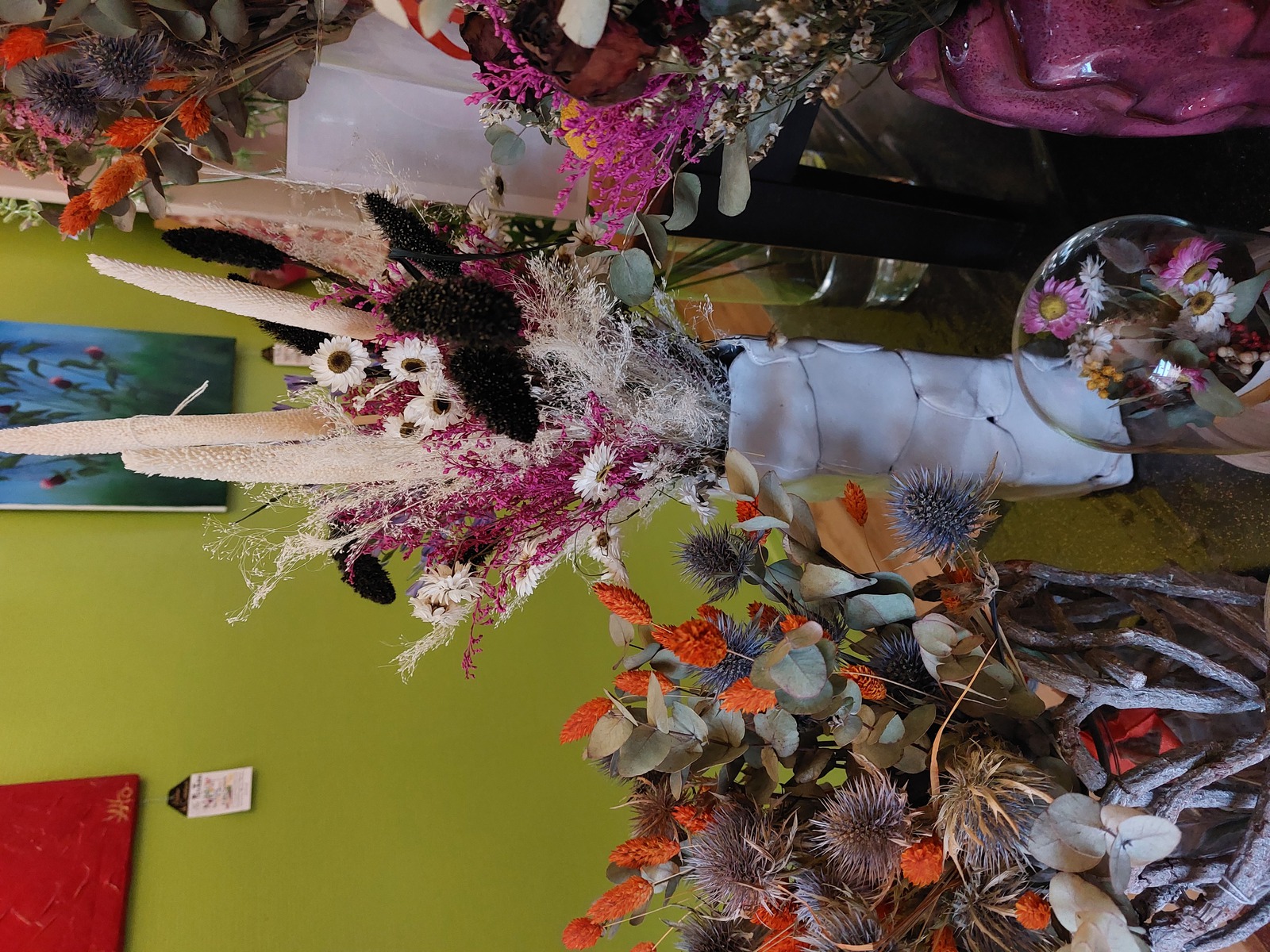 Fleurs séchées