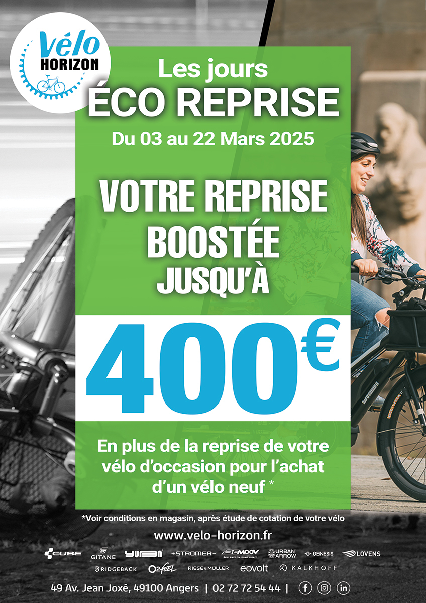 Les jours Eco Reprise Vélo Horizon Angers