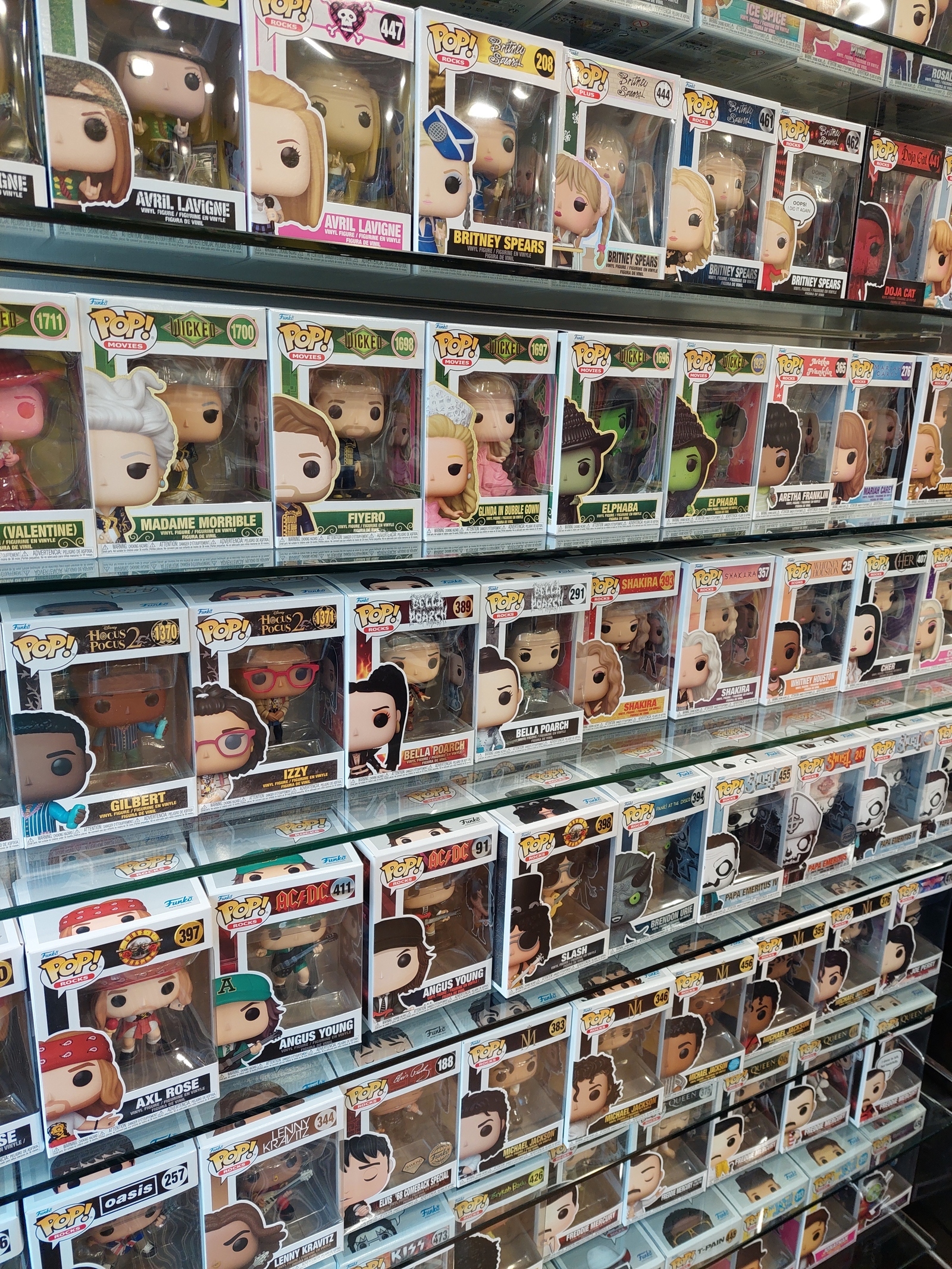 Figurines pop magasin