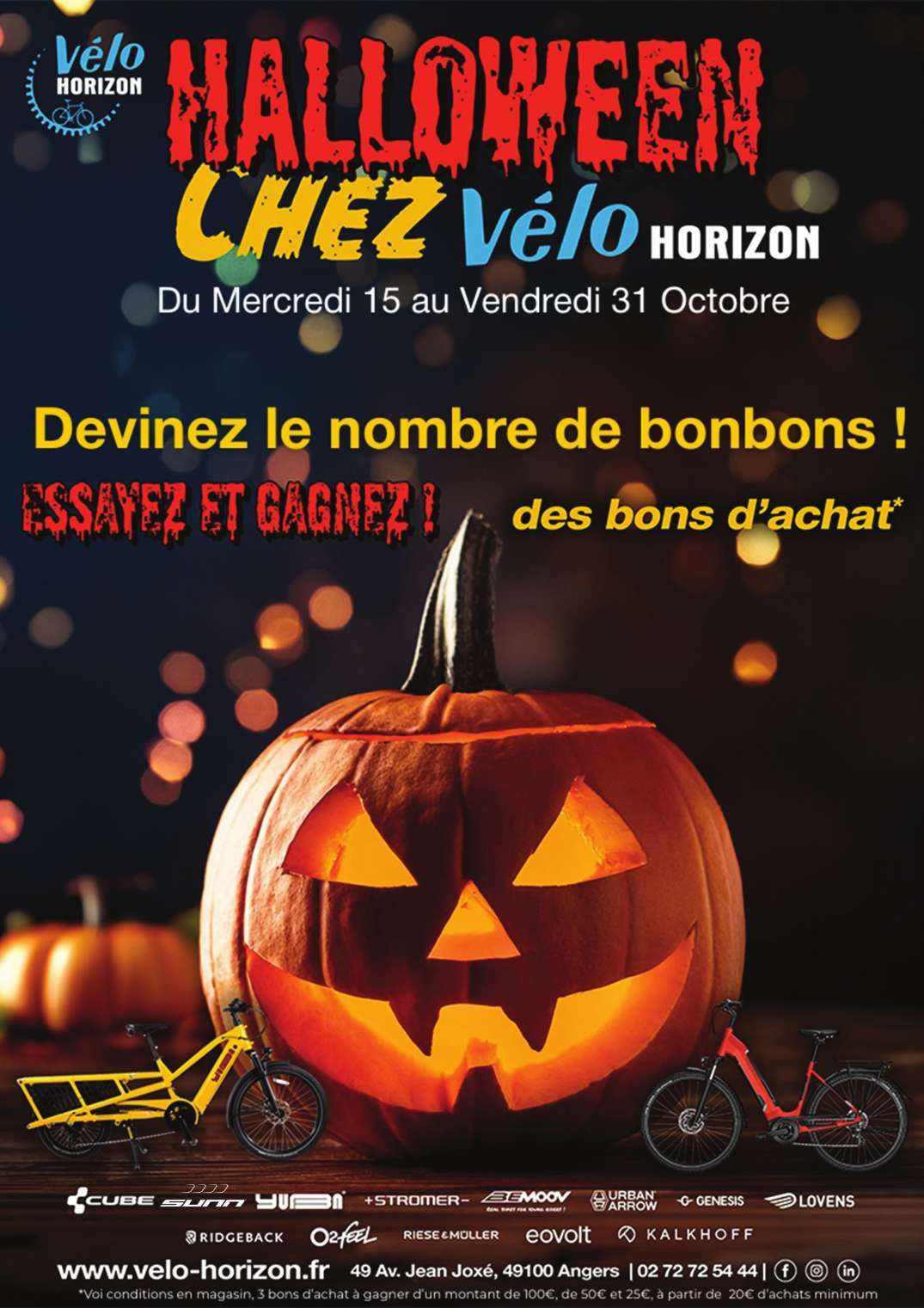 Halloween 2025 - Angers - Vélo Horizon