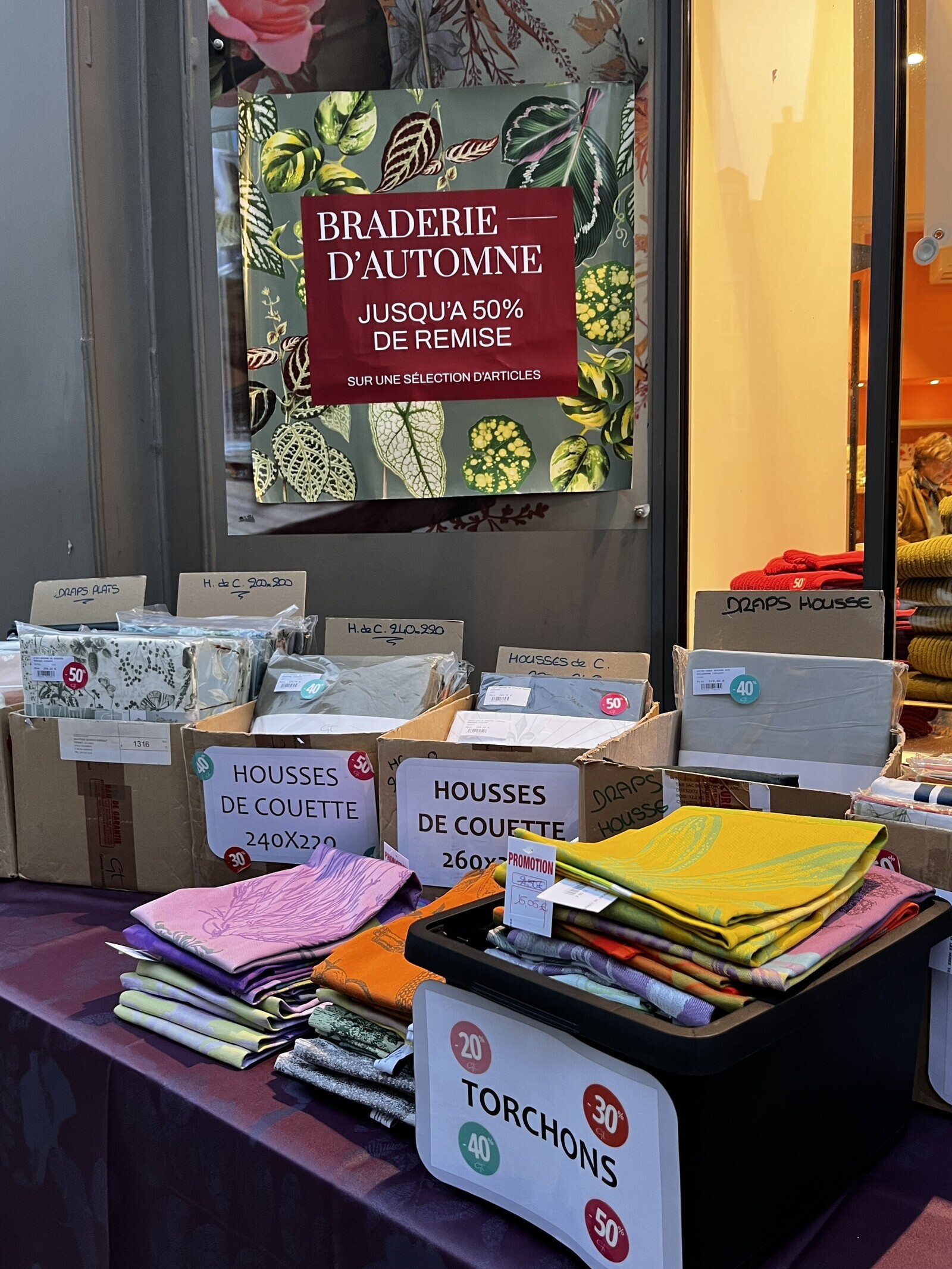 braderie d'automne