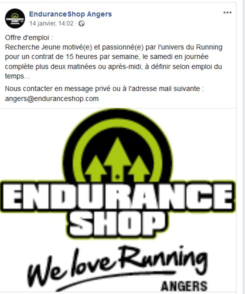 Offre emploiEndurance shop.PNG