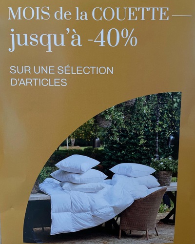 MOIS DE LA COUETTE