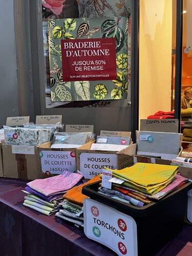 braderie d'automne