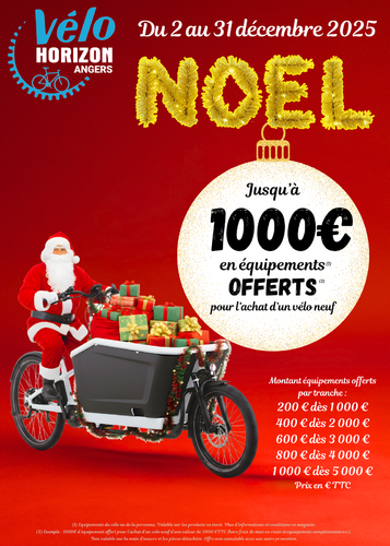 Noël 2026 Angers et Maine et Loire Vélo Horizon Angers